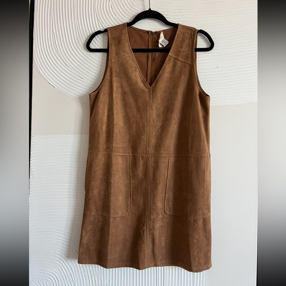 Ya Ya Club Brown V-Neck Mini Dress - Picture 2 of 6